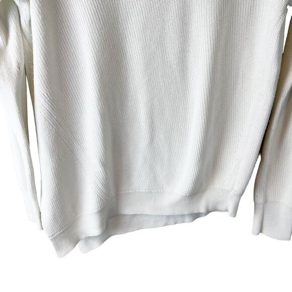 Athleta Rest Day Asym Crewneck Sweater White Size XXS - Picture 6 of 10